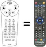 Télécommande équivalente Pace HANDSET PLATINUM