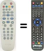 Télécommande équivalente Philips DSR300