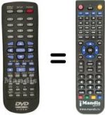 Télécommande équivalente Hyundai 560A