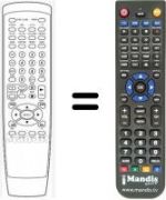 Télécommande équivalente Aeg 2002P