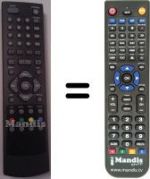 Télécommande équivalente Denver DMB-105 HD