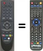 Télécommande équivalente Echostar DSB1200VIACCESS