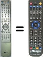 Télécommande équivalente LG RH199HS