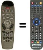 Télécommande équivalente Nokia MEDIAMASTER 121T