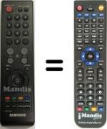 Télécommande équivalente Samsung SMT-T1041