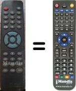 Télécommande équivalente Quadro DR9100CI