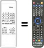 Télécommande équivalente RC0405-D2MAC
