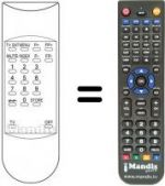 Télécommande équivalente RC0621