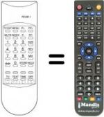 Télécommande équivalente RC0811