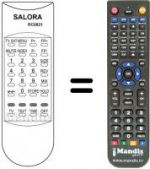 Télécommande équivalente RC0821