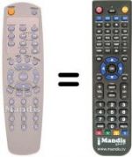 Télécommande équivalente Techwood TW2510