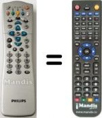 Télécommande équivalente Philips DSR2210-03