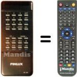 Télécommande équivalente Finlux SR4200