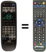 Télécommande équivalente JVC RM-SV511U