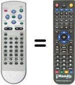 Télécommande équivalente Daewoo 2122