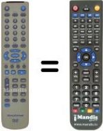Télécommande équivalente Schaub Lorenz SL-D6000