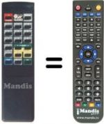 Télécommande équivalente Amstrad SRX510