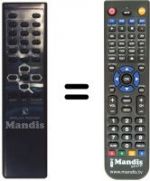 Télécommande équivalente Daewoo DSR210