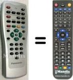 Télécommande équivalente Panasonic TU-CT20