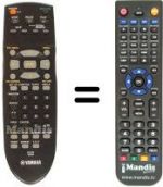 Télécommande équivalente Yamaha DVD-S830