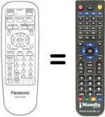 Télécommande équivalente Panasonic DVD-A150