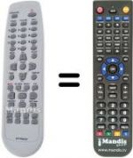 Télécommande équivalente Daewoo DRX370S