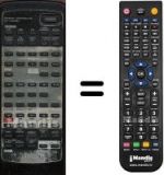 Télécommande équivalente Aiwa RC-TZ93ML