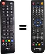 Télécommande équivalente Akai007