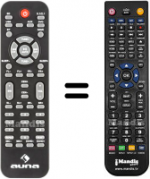 Télécommande équivalente Areal653