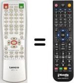 Télécommande équivalente MDV14