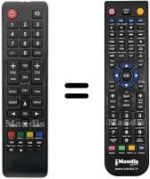 Télécommande équivalente ND24N2800M