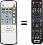 Télécommande équivalente REMCON2226