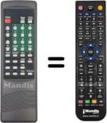 Télécommande équivalente REMCON2227