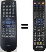 Télécommande équivalente Seg 97P1R2PAA3