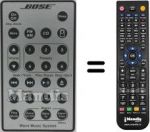 Télécommande équivalente Wave-Music-System