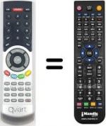 Télécommande équivalente QVIART REMCON2064