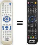 Télécommande équivalente REMCON2211