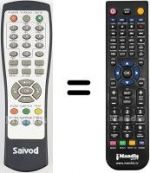 Télécommande équivalente REMCON2216