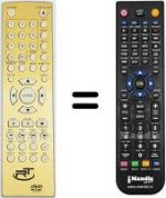 Télécommande équivalente REMCON2225