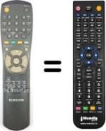 Télécommande équivalente 00023 A