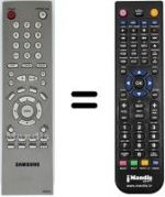 Télécommande équivalente 00092 M