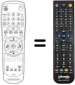 Télécommande équivalente AA64-50234