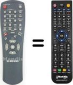 Télécommande équivalente Samsung SV-235 XV