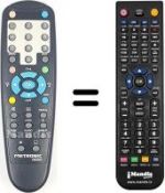 Télécommande équivalente Metronic 441593