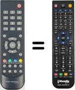 Télécommande équivalente Metronic 441598
