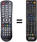 Télécommande équivalente Metronic 441537