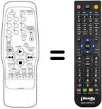 Télécommande équivalente Sinudyne SV 11224