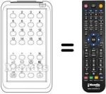 Télécommande équivalente 3406 / 0100