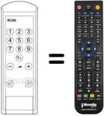 Télécommande équivalente 1005-4047-1