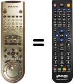Télécommande équivalente Samsung SV-4000 W